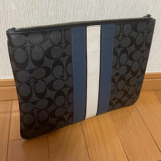 COACH コーチ シグネチャー クラッチバッグ セカンドバッグ