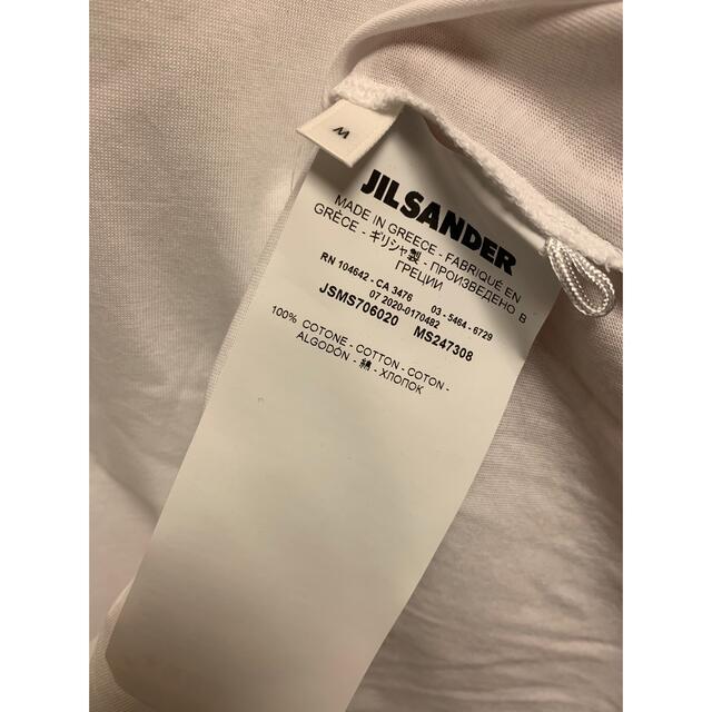 正規 未使用 21SS JIL SANDER ジルサンダー クルーネック プレーン Tシャツ カットソー 黒 M JSMS706020