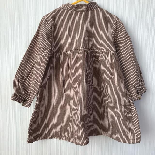 FELISSIMO(フェリシモ)のフェリシモ　100 シャツワンピース キッズ/ベビー/マタニティのキッズ服女の子用(90cm~)(ワンピース)の商品写真