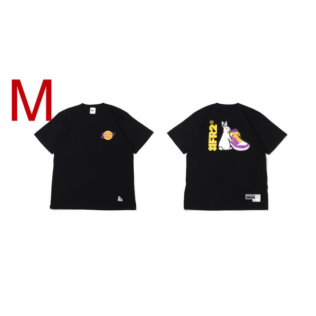 TNB x #FR2 SNEAKER KILLS TEE 黒 MTシャツ/カットソー(半袖/袖なし)