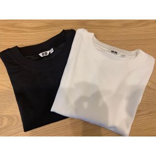 ユニクロ(UNIQLO)のUNIQLO エアリズムコットンオーバーサイズTシャツXL2枚セット(Tシャツ/カットソー(半袖/袖なし))