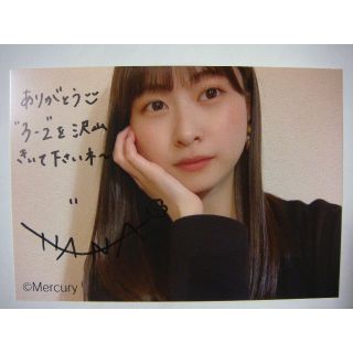 エイチケーティーフォーティーエイト(HKT48)の直筆サイン入り自撮り 生写真 松岡はな HKT48 3-2 ニコ生 限定 HKT(アイドルグッズ)