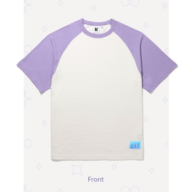防弾少年団(BTS)(ボウダンショウネンダン)のSOWOOZOO Raglan Tシャツ (purple) エンタメ/ホビーのタレントグッズ(アイドルグッズ)の商品写真