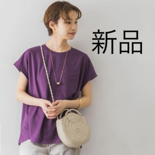 アーバンリサーチ(URBAN RESEARCH)のURBAN RESEARCH / フレンチスリーブフレアカットソー ◆新品(カットソー(半袖/袖なし))