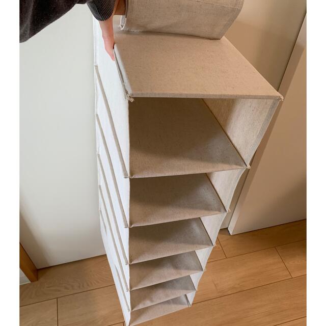 MUJI (無印良品)(ムジルシリョウヒン)の吊り下げラック インテリア/住まい/日用品の収納家具(棚/ラック/タンス)の商品写真
