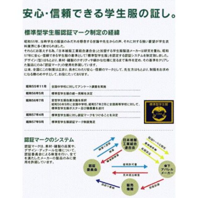 学生服夏ズボン85cm日本製□全国標準型学生ズボン裏綿ポリエステル95 ...