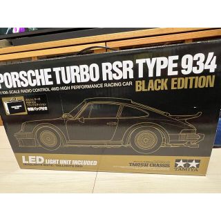 ポルシェ(Porsche)の1/10RC ポルシェ ターボ RSR 934 ブラックエディション(模型/プラモデル)