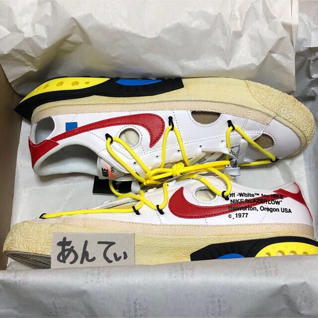 OFF-WHITE × NIKE BLAZER LOW 77  28.5cm