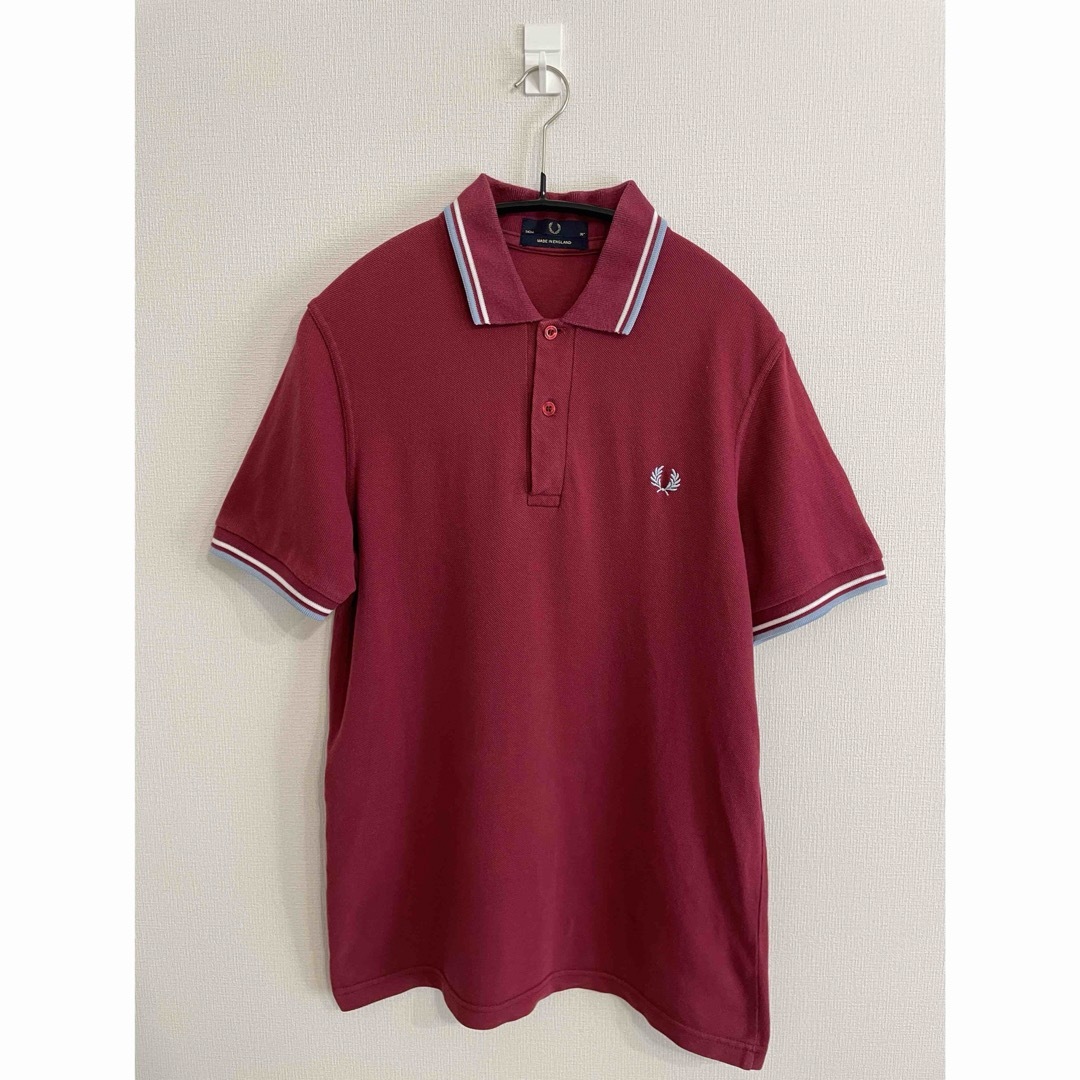 FRED PERRY  ポロシャツ ボルドー