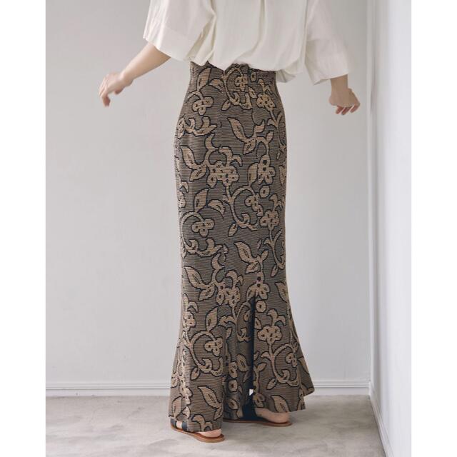 新作入荷SALE TODAYFUL - トゥデイフル Jacquard Leaf Pencilskirtの