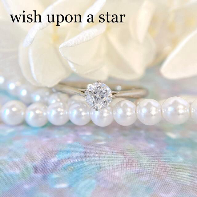 新作入荷定番 美品 Wish upon a star ダイヤモンド リング Pt950の通販