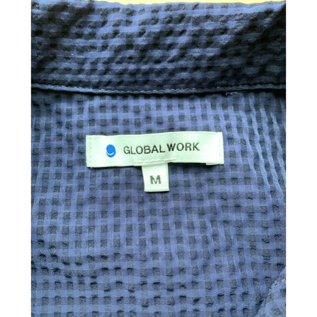 GLOBAL WORK(グローバルワーク)の[美品]GLOBALWORK オープンカラー7分袖シャツ L グローバルワーク メンズのトップス(シャツ)の商品写真