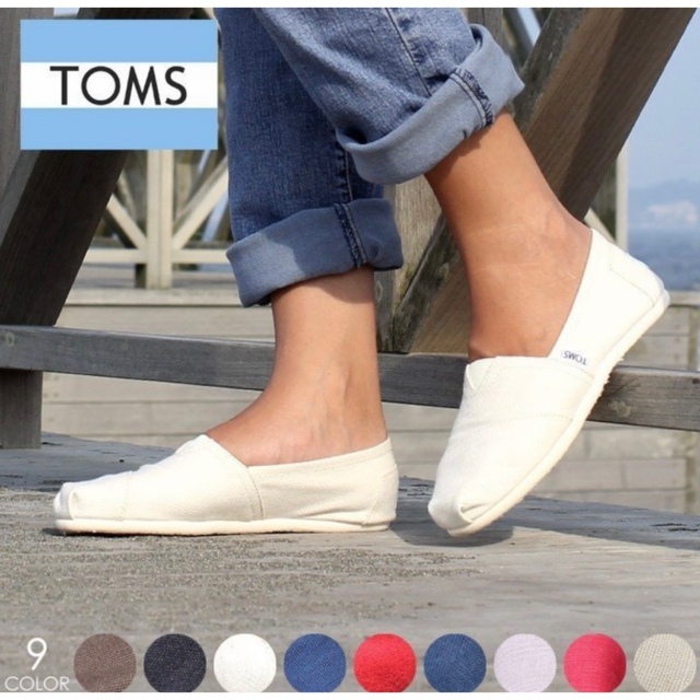 TOMS(トムズ)のTOMS トムス レディース サンダル キャンバス クラシック 22.5cm レディースの靴/シューズ(スリッポン/モカシン)の商品写真