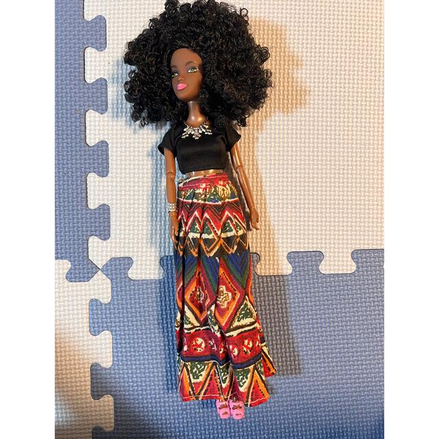 Barbie(バービー)のアフリカンドール　アフロドール　アフロ エンタメ/ホビーのおもちゃ/ぬいぐるみ(その他)の商品写真