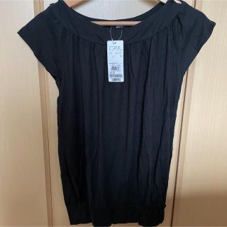 オゾック(OZOC)のOZOC c黒トップス(Tシャツ(半袖/袖なし))