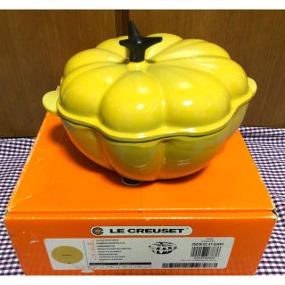 ルクルーゼ(LE CREUSET)のルクルーゼ ココトットパンプキン クインスイエロー 鍋(鍋/フライパン)