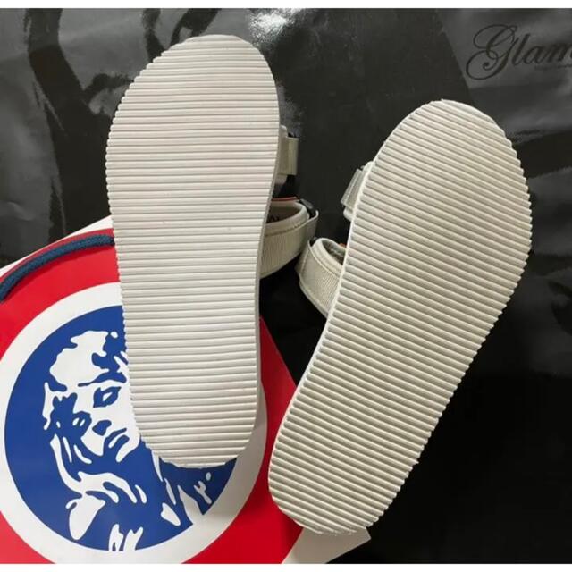 HYSTERIC GLAMOUR(ヒステリックグラマー)の未使用品ユニセックスHYSTERIC ロゴ ラバーパッチサンダル　24-25cm レディースの靴/シューズ(サンダル)の商品写真