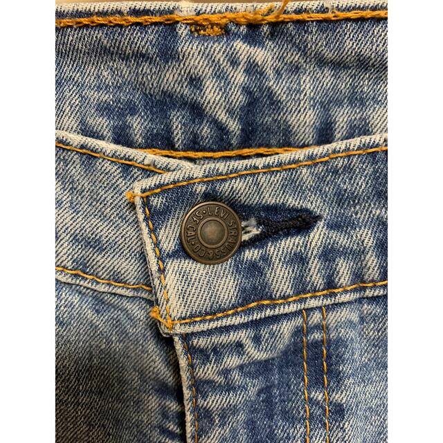 リーバイス Levi's 505 W29デニムパンツ ストレート ジーンズ 正規品正規販売店 ★リーバイス Levi's505★ダメージペイント★デニム★ ジーンズ デニム/ジーンズ