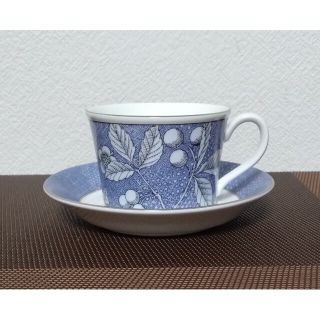 ウェッジウッド(WEDGWOOD)のウェッジウッド・フランシスブルー ティーカップ&ソーサー(食器)