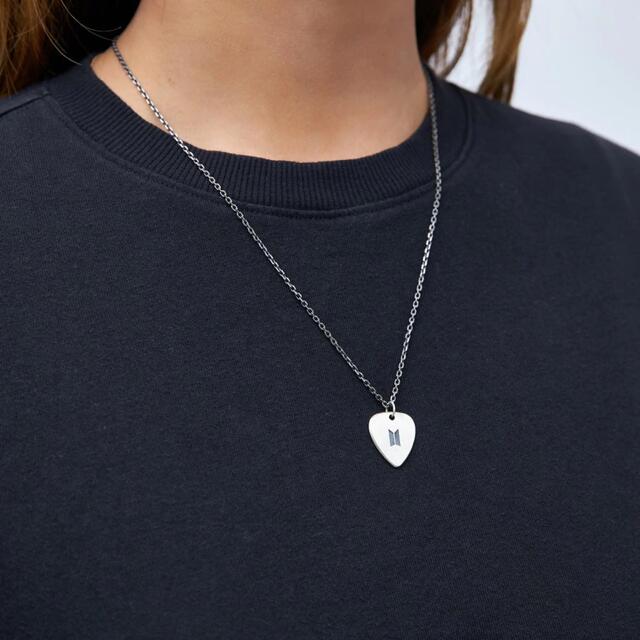 【新品未開封】[SUGA] GUITAR PICK NECKLACE  シルバー 3