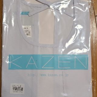 カゼン(KAZEN)の予防衣　長袖 KAZEN 色はサックス(その他)