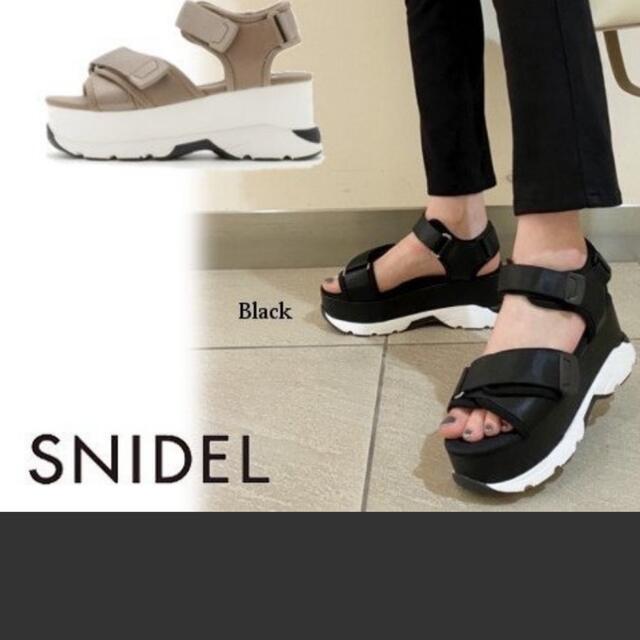 SNIDEL(スナイデル)のsnidel スナイデル スニーカーソールサンダル 21春夏 サンダル  レディースの靴/シューズ(サンダル)の商品写真