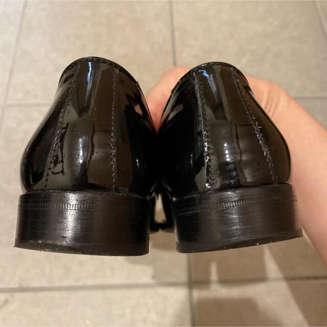 DIEGO BELLINI(ディエゴベリーニ)のディエゴベリーニ　ベロアリボンローファー　パンプス　ローヒール レディースの靴/シューズ(ローファー/革靴)の商品写真