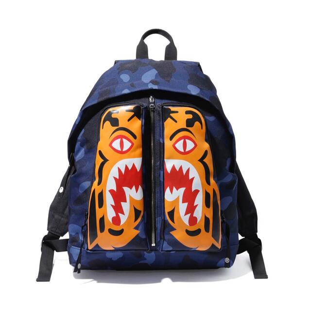 BAPE  COLOR CAMO TIGER DAY PACK ネイビー