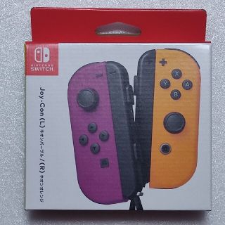 ☆新品未使用☆任天堂 スイッチ Joy-Con ネオンパープル/ネオンオレンジ(その他)