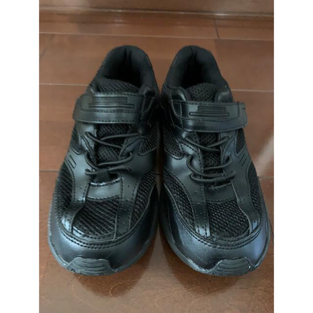 靴 スニーカー(23cm)黒 バイオフィッター キッズ/ベビー/マタニティのキッズ靴/シューズ(15cm~)(スニーカー)の商品写真