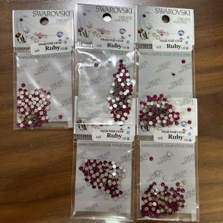 スワロフスキー(SWAROVSKI)のお値下 スワロフスキーSWAROVSKI ♯2058 Ruby ルビー ss9 (その他)