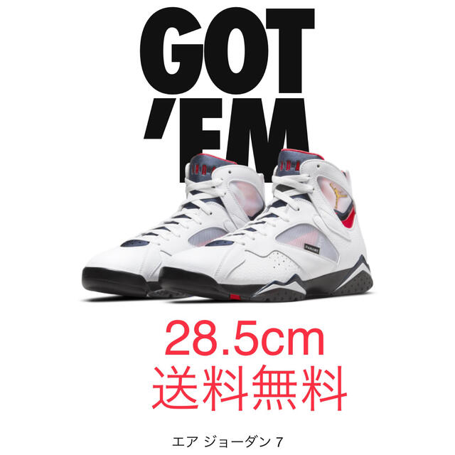 AIR JORDAN 7 RETRO PSG 28.5cm 新品 送料無料285cmカラー