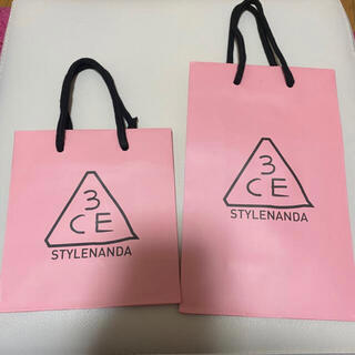 スタイルナンダ(STYLENANDA)の【最終値下げ】3CE STYLENAND ショップ袋 ショッパー 紙袋(ショップ袋)