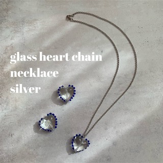 heart chain necklace ハート ネックレス チェーン シルバー(ネックレス)