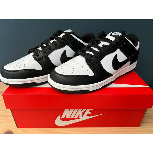 ショーツ27.5cm NIKE DUNK LOW White/Black パンダ