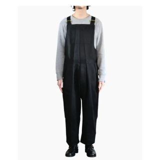 ワンエルディーケーセレクト(1LDK SELECT)のneat COTTON PIQUE｜OVERALL - Black(サロペット/オーバーオール)