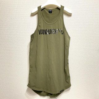 ヴァンキッシュ(VANQUISH)の【美品】VANQUISH FITNESS タンクトップ カーキ L(タンクトップ)