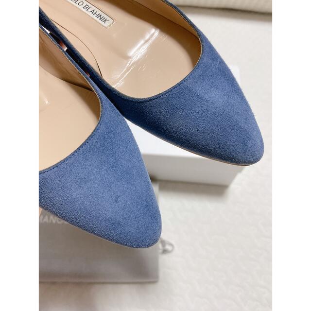 MANOLO BLAHNIK(マノロブラニク)のm様専用　MANOLO BLAHNIK フラットパンプス レディースの靴/シューズ(ハイヒール/パンプス)の商品写真