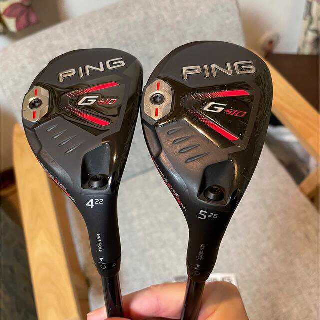 ping G410 ハイブリッド22、26度　ALTA J CB RED SR