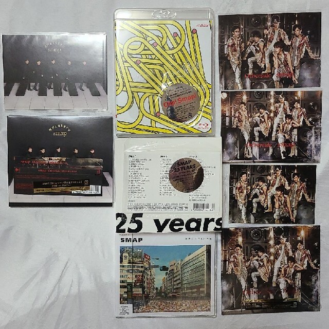 SMAP 25yearsアルバム　clip smap CD　ポストカード