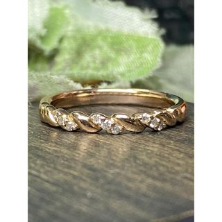 【4月誕生石SALE】ダイヤモンド 計0.05ct K18 リング(リング(指輪))