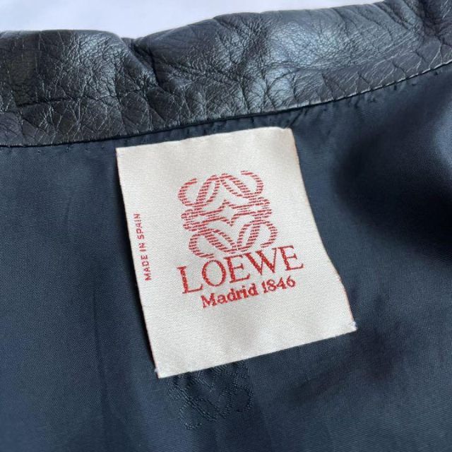 LOEWE(ロエベ)の【LOEWE】ビンテージ ロエベ 1B レザー ジャケット メンズのジャケット/アウター(レザージャケット)の商品写真