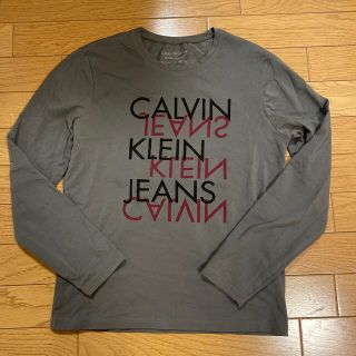 カルバンクライン(Calvin Klein)の【最終値下げ】カルバンクラインジーンズ　ロングTシャツ（長袖）Sサイズ(Tシャツ/カットソー(七分/長袖))