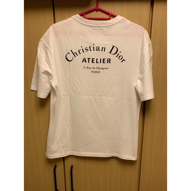 Dior ディオール 白 Tシャツ コットン ニット 総柄 ロゴ