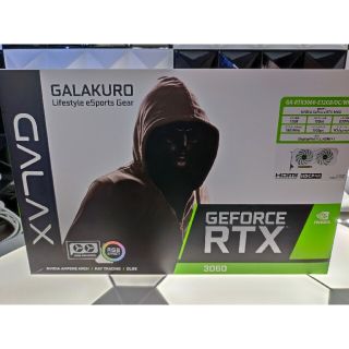 GALAKURO グラフィックボード GK-RTX3060-E12GB/OC/W(PCパーツ)