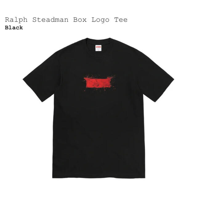 Tシャツ/カットソー(半袖/袖なし)Supreme Ralph Steadman Box Logo Tee