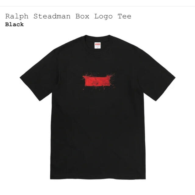 Ralph Steadman Box Logo Tee Black LサイズTシャツ/カットソー(半袖/袖なし)