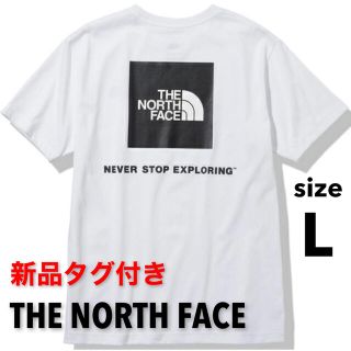 ザノースフェイス(THE NORTH FACE)のノースフェイス 半袖Tシャツ Ｌサイズ ホワイト 新品タグ付き(Tシャツ/カットソー(半袖/袖なし))