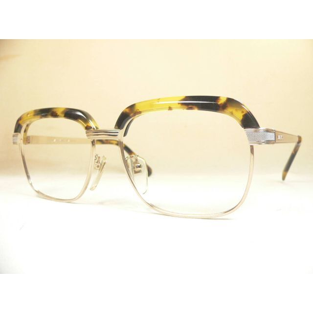 LANVIN(ランバン)のLANVIN ヴィンテージ 眼鏡フレーム 12金張 鼈甲柄ブローライン ランバン メンズのファッション小物(サングラス/メガネ)の商品写真
