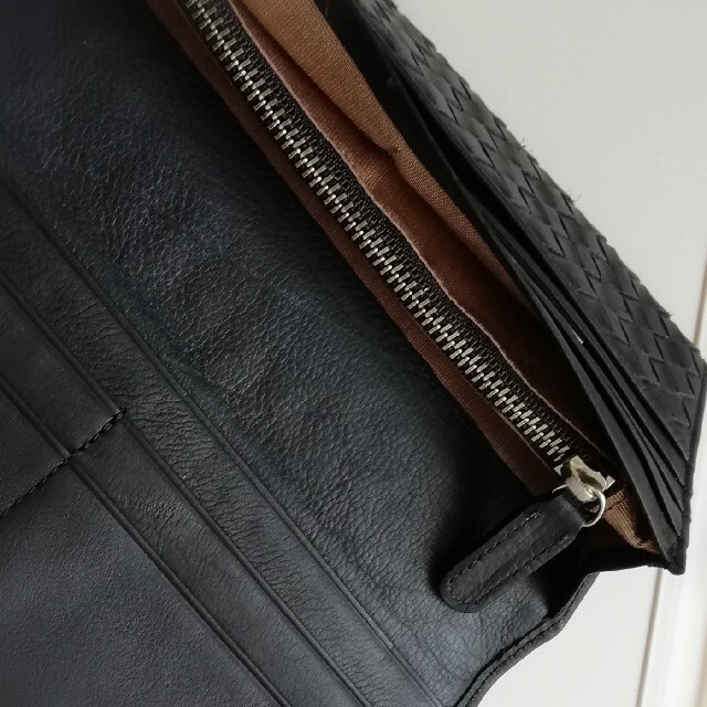 未使用★カルクル carcru★レザー長財布★黒